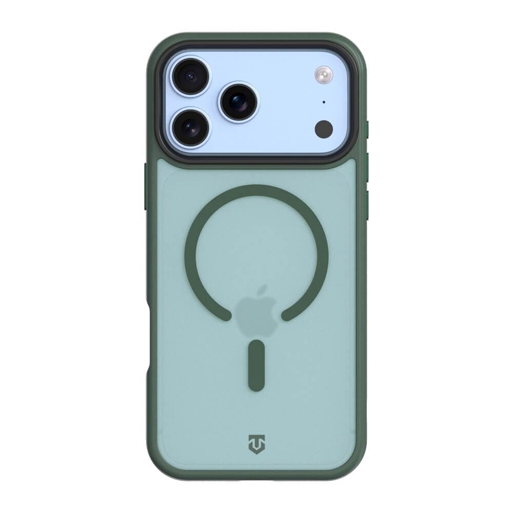Хибриден удароустойчив кейс с MagSafe за iPhone 18 Pro Max, iPhone 17 Pro Max - Tactical MagForce Hypersand Cover Case (forest green)