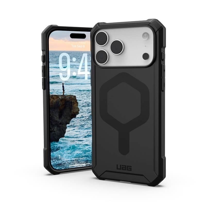 Удароустойчив силиконов калъф с MagSafe за iPhone 18 Pro Max, iPhone 17 Pro Max - UAG Essential Armor Magsafe Case (black)