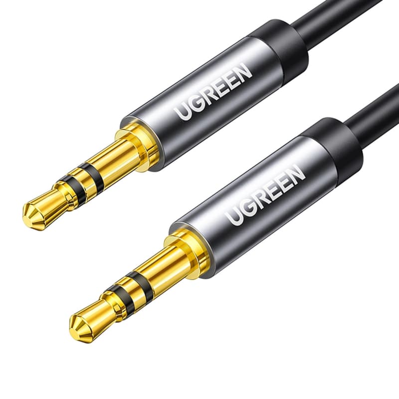 Качествен 3.5 мм. аудио кабел - 3.5mm to 3.5mm Audio Cable Ugreen AV119 (black) (200 см)