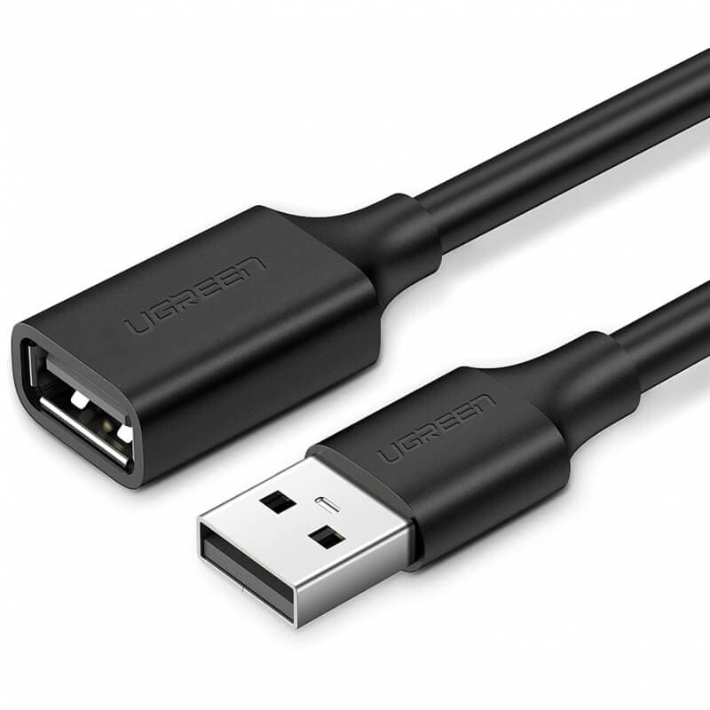Удължителен USB кабел - Ugreen US103 USB Extension Cable (5 метра) (black)