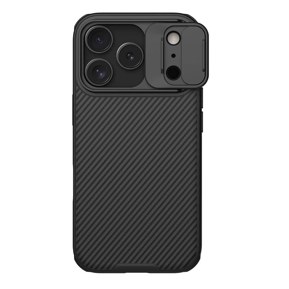 Хибриден удароустойчив кейс с MagSafe за iPhone 18 Pro Max, iPhone 17 Pro Max - Nillkin CamShield Pro Magnetic Hard Case (black)