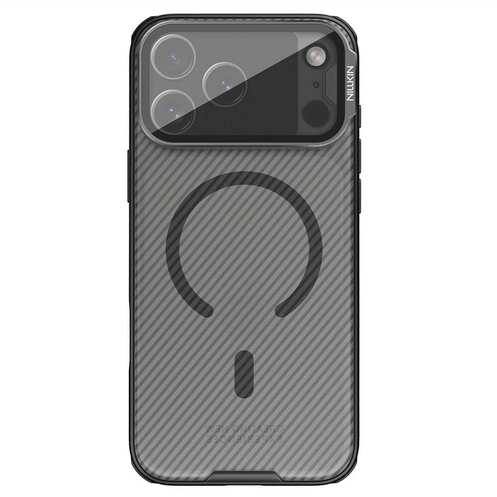 Хибриден удароустойчив кейс с MagSafe за iPhone 18 Pro Max, iPhone 17 Pro Max - Nillkin CamShield Prop MagSafe Case (transparent black)