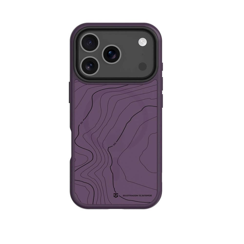 Хибриден удароустойчив кейс с MagSafe за iPhone 18 Pro Max, iPhone 17 Pro Max - Tactical MagForce Hyperstealth Sika Cover Case (burgundy Smoke)
