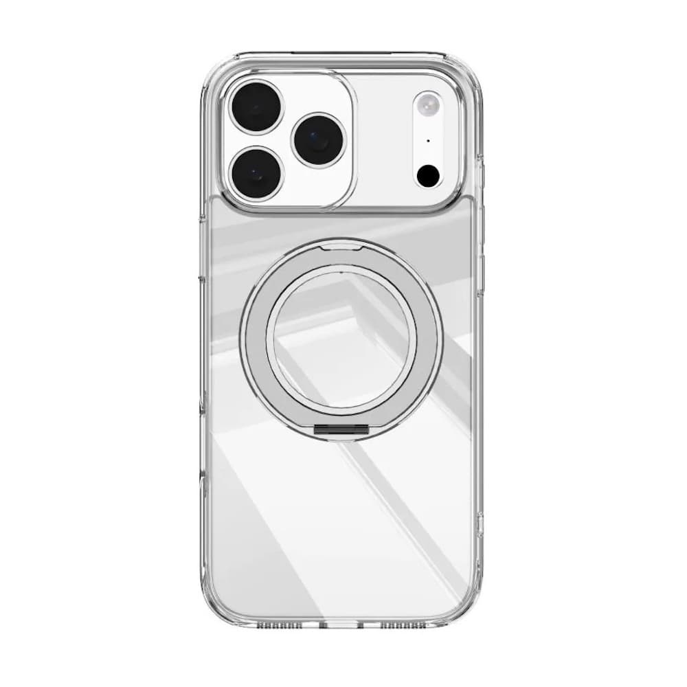 Хибриден удароустойчив кейс с MagSafe за iPhone 18 Pro Max, iPhone 17 Pro Max - Mutural Fresh 360 Kickstand MagSafe Case (transparent)