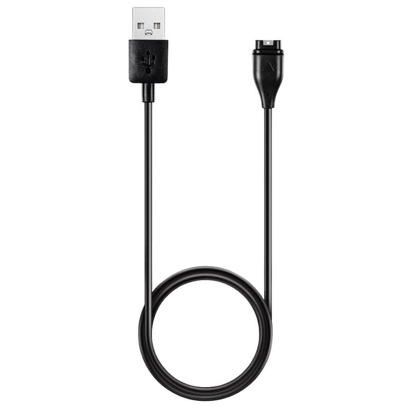 Магнитен кабел за Garmin смартчасовници (0.5м) - Tactical USB Charging and Data Cable for Garmin Fenix 5 6 7 8, Approach S60, Vivoactive 3, Tactix 8 (black)