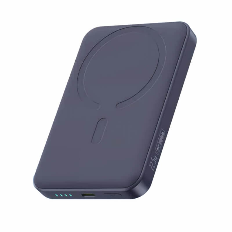 Преносима външна батерия с USB-C порт и безжично зареждане с MagSafe - Baseus EnerFill FM11 Magnetic Wireless Charging Power Bank 10000 mAh 22.5W (сив)