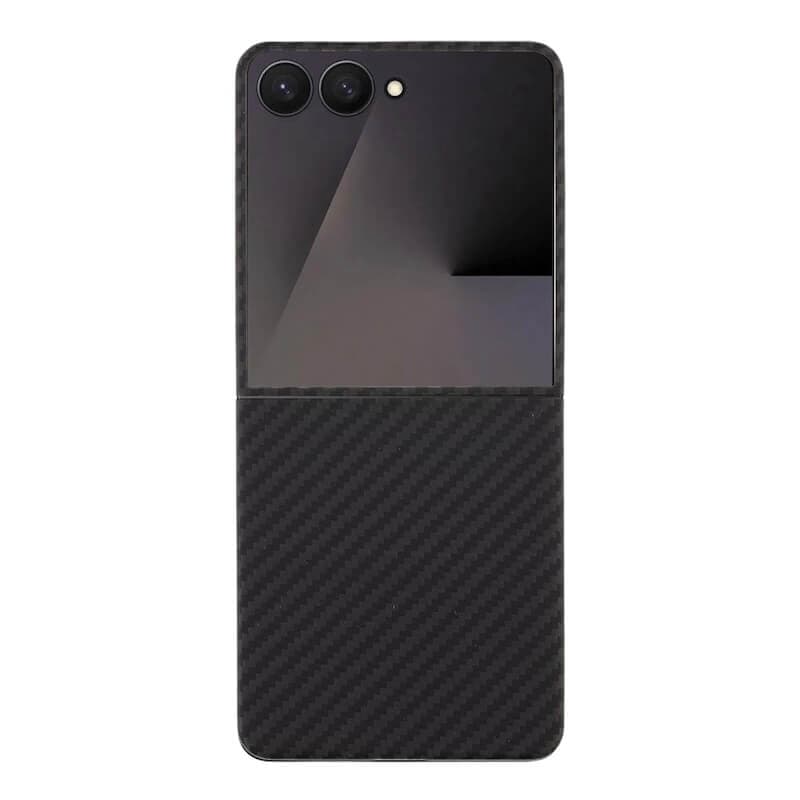 Кевларен кейс с MagSafe за Samsung Galaxy Z Flip 7 - Tactical MagForce Aramid Cover Case (black)