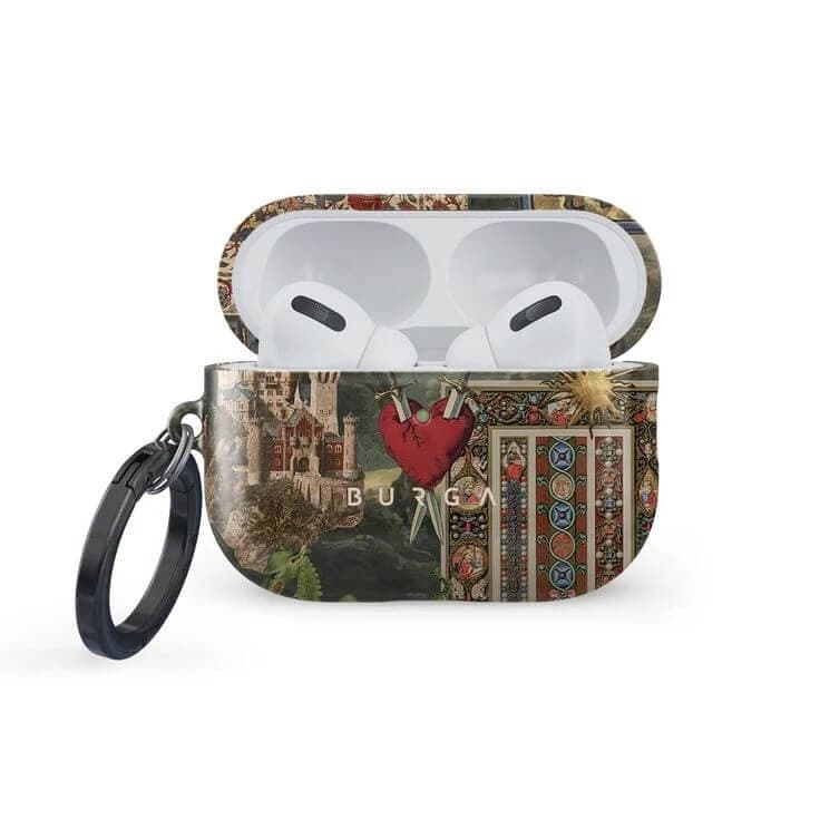 Твърд поликарбонатов кейс с карабинер-халка за Apple AirPods Pro 3 - Burga Airpods Case (oath)