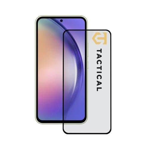 Стъклено защитно покритие за целия дисплей на на Samsung Galaxy A54 5G - Tactical Glass Shield 5D (прозрачен-черен)