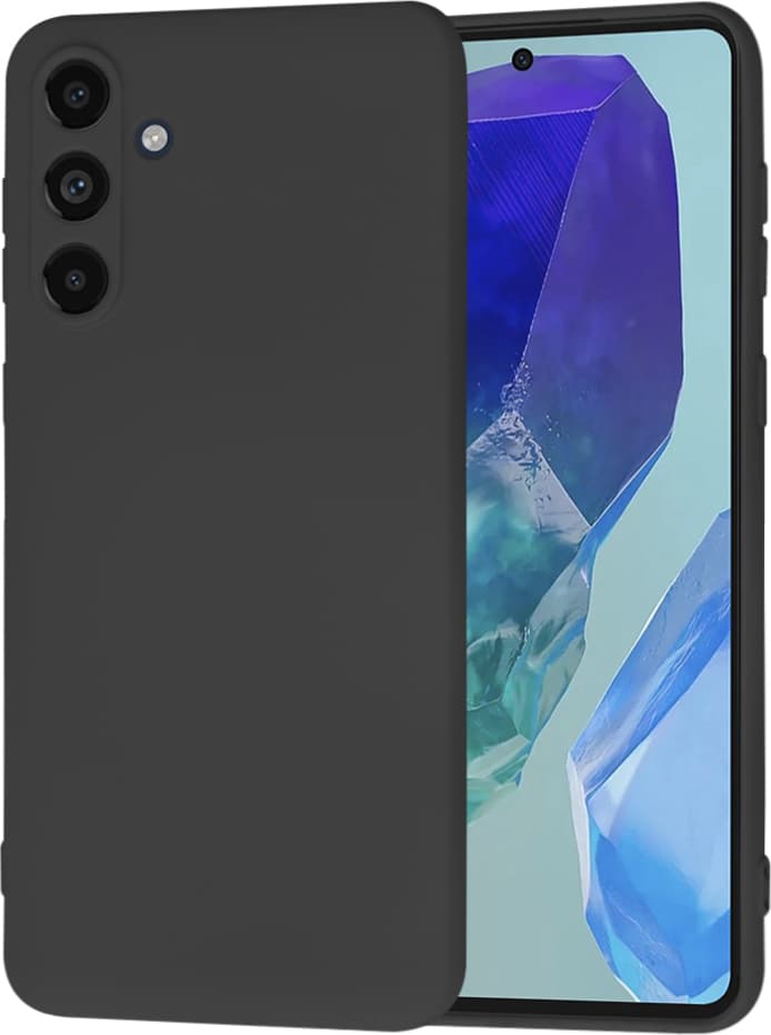 Силиконов (TPU) калъф за Samsung Galaxy M55 - Techsuit SoftFlex Silicone Case (черен)