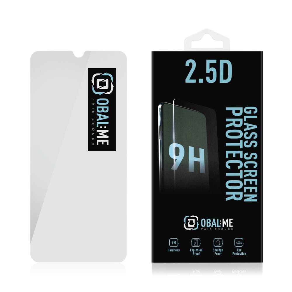 Калено стъклено защитно покритие за дисплея на Samsung Galaxy A15 5G - OBALME Tempered Glass Screen Protector 2.5D (прозрачен)