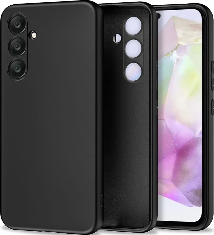 Силиконов (TPU) калъф за Samsung Galaxy A35 5G - Tech-Protect Icon TPU Case (черен)