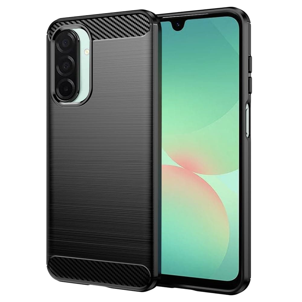Тънък силиконов (TPU) калъф за Samsung Galaxy A26 5G (черен) - Techsuit Carbon Silicone Case