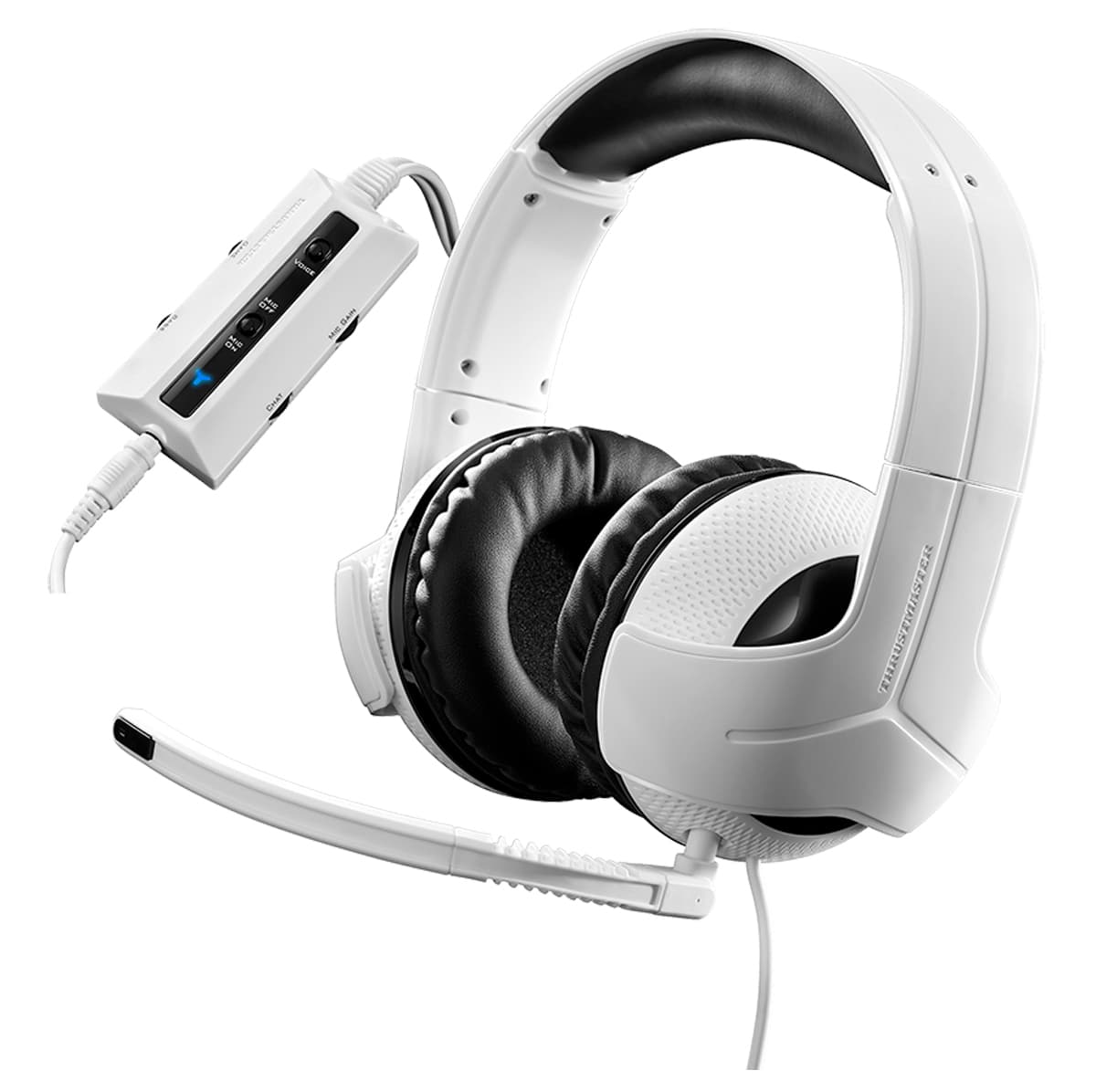 Слушалки Thrustmaster Y-300CPX (4060077), микрофон, гейминг, 50mm говорители, AUX, бели