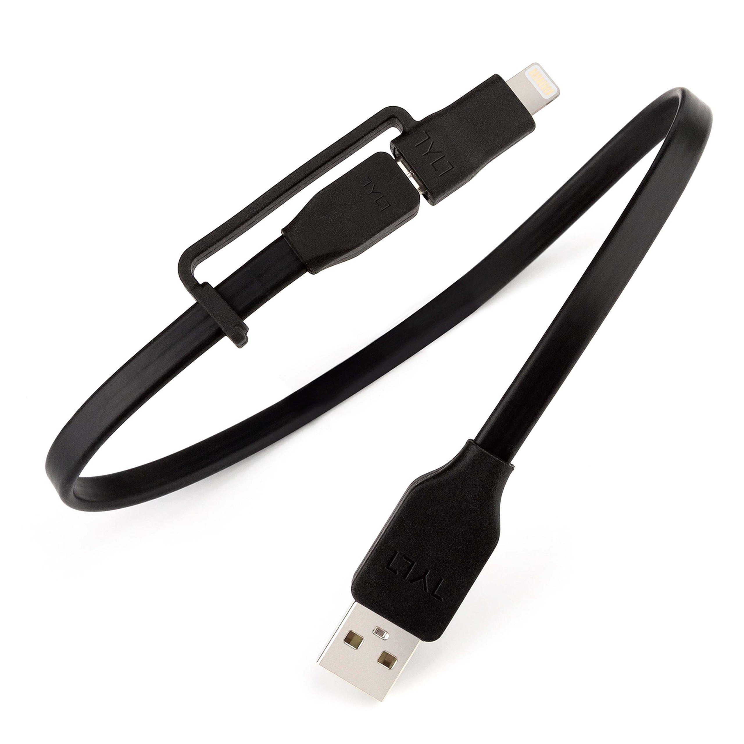 Кабел 2в1 за Apple и MicroUSB устройства - Tylt Flip Duo Charge & Sync Lightning and MicroUSB