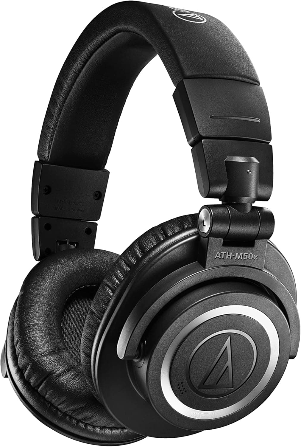 Слушалки Audio-Technica ATH-M50xBT2, безжични, професионални, до 1.2m кабел, Bluetooth 5.0, 45mm говорители, черни