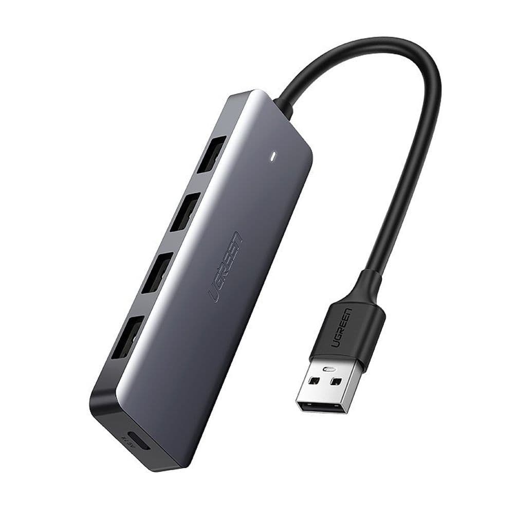 ХЪБ 4xUSB3.0 A 1xUSB-C POWER SUPPLY СМ219 UGREEN