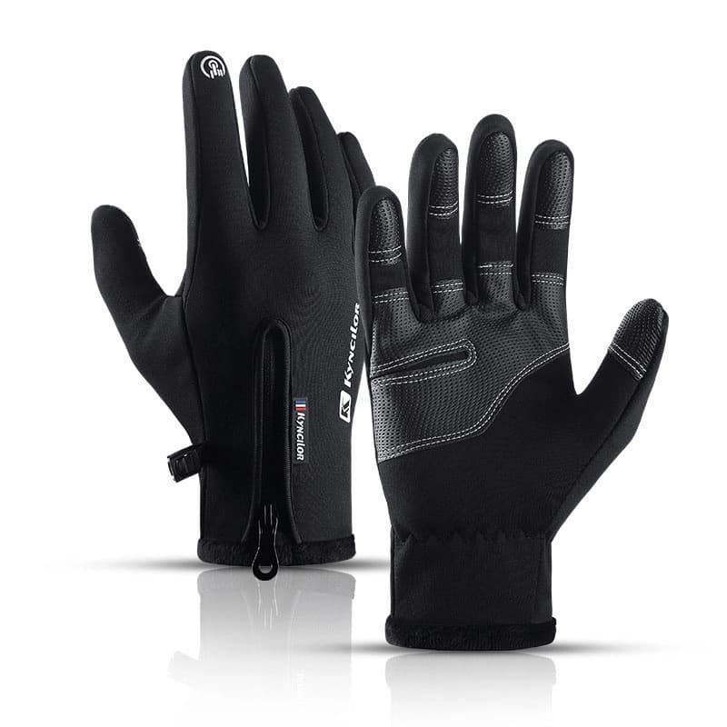 Зимни ръкавици за тъч екрани - HR Anti-Slip Winter Sport Gloves XL (черен)