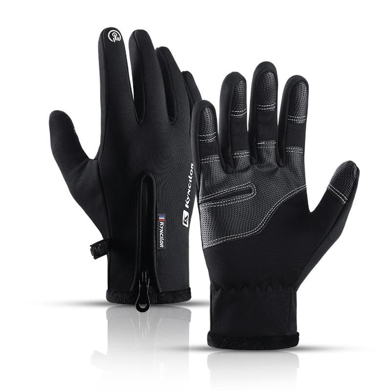 Зимни ръкавици за тъч екрани - HR Anti-Slip Winter Sport Gloves L (черен)