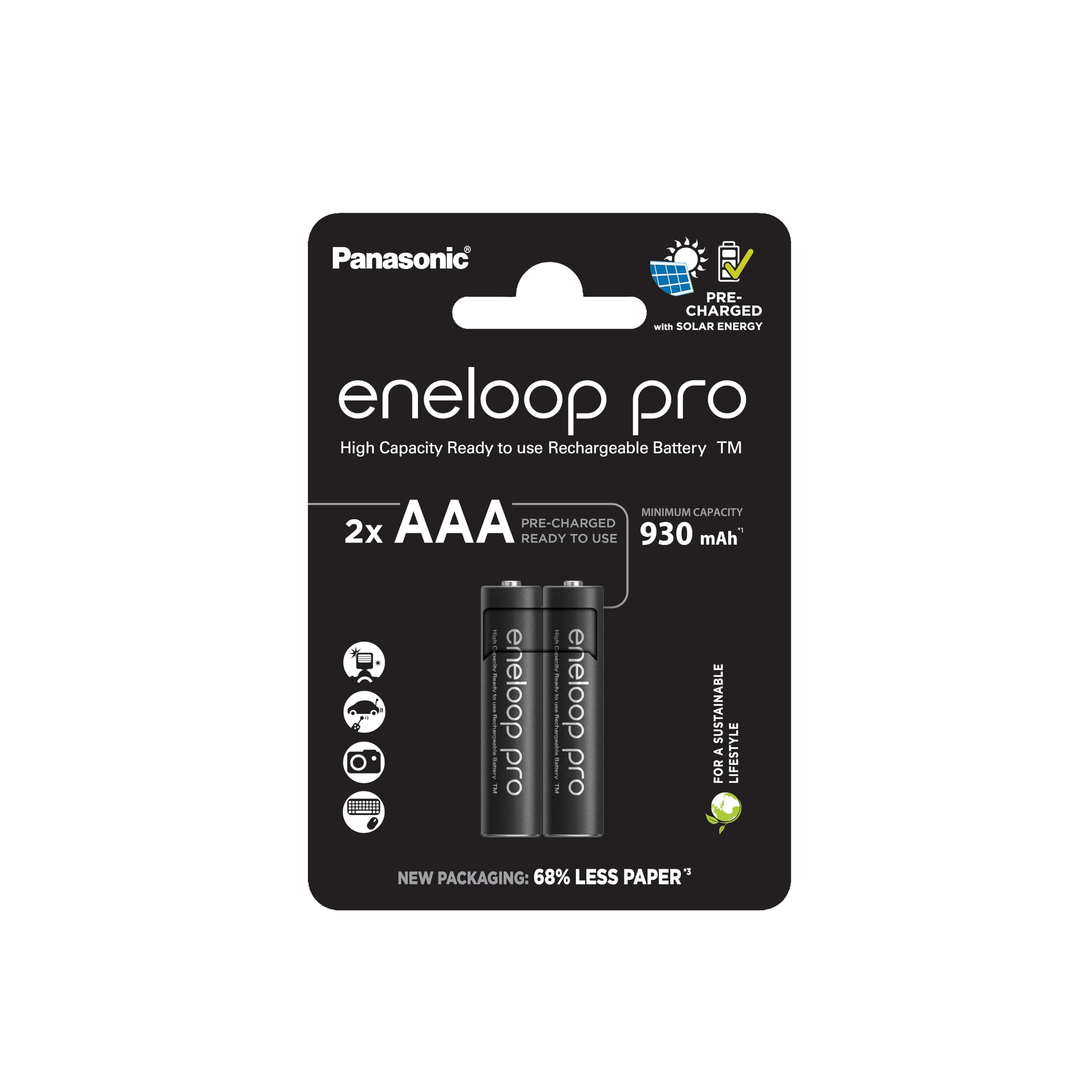 БАТЕРИЯ AAA UP TO 930 2BP PRO ENELOOP