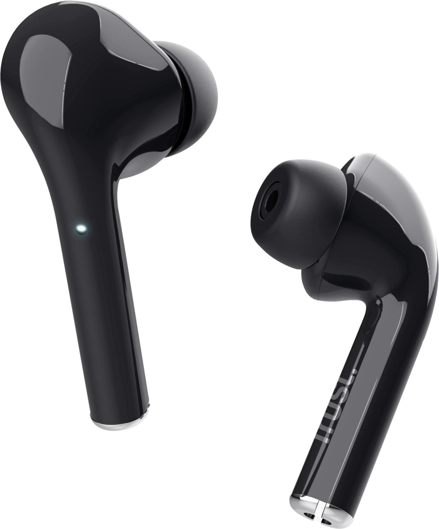 Слушалки Trust Nika Touch, безжични, 10mm драйвери, до 6 часа време на работа, черни