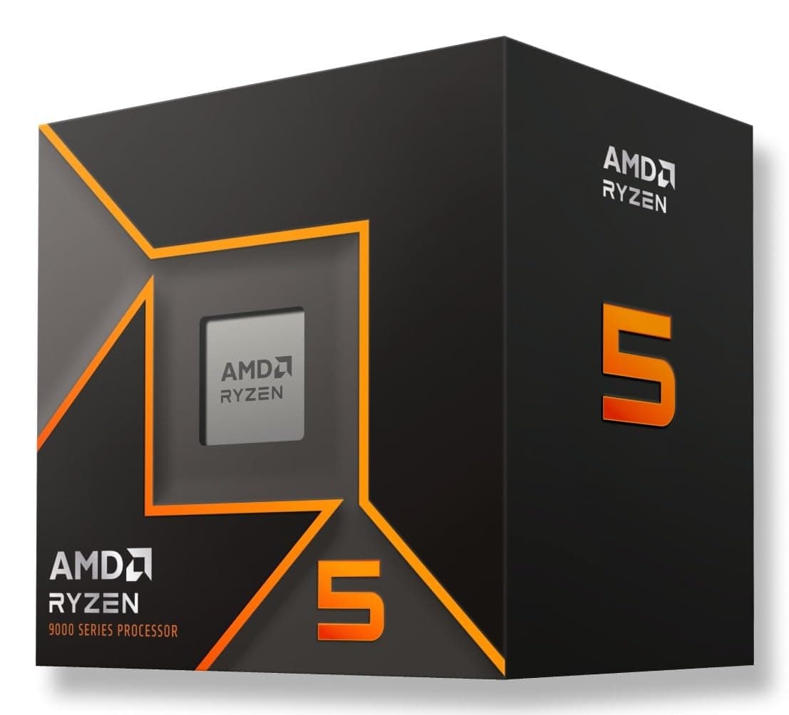 AMD Ryzen 5 9600 5.2GHz AM5 6C/12T 65W 38MB процесор с охладителна кутия Wraith Stealth
