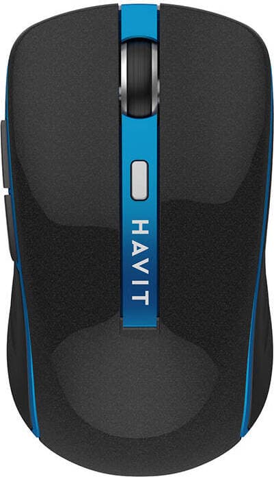 Ергономична безжична мишка (за Mac и PC) - Havit MS951GT Wireless Mouse 2.4Ghz (черен)