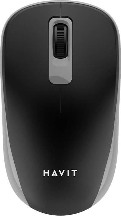 Ергономична безжична мишка (за Mac и PC) - Havit 2.4Ghz Wireless Mouse MS626GT (черен-сив)