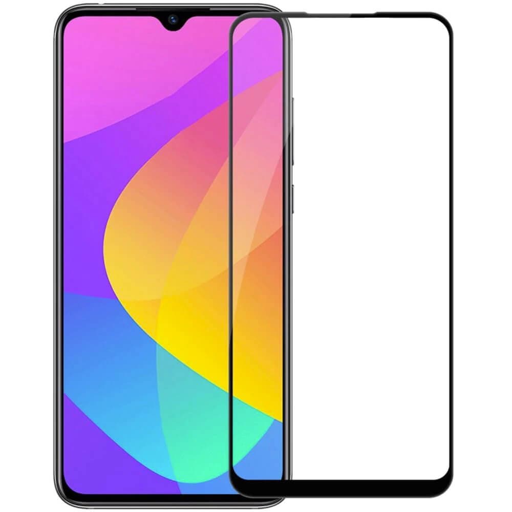 Обхващащо и ръбовете стъклено защитно покритие за дисплея на Huawei P40 Lite E, Huawei Y7P - Premium Full Glue 5D Tempered Glass (черен)
