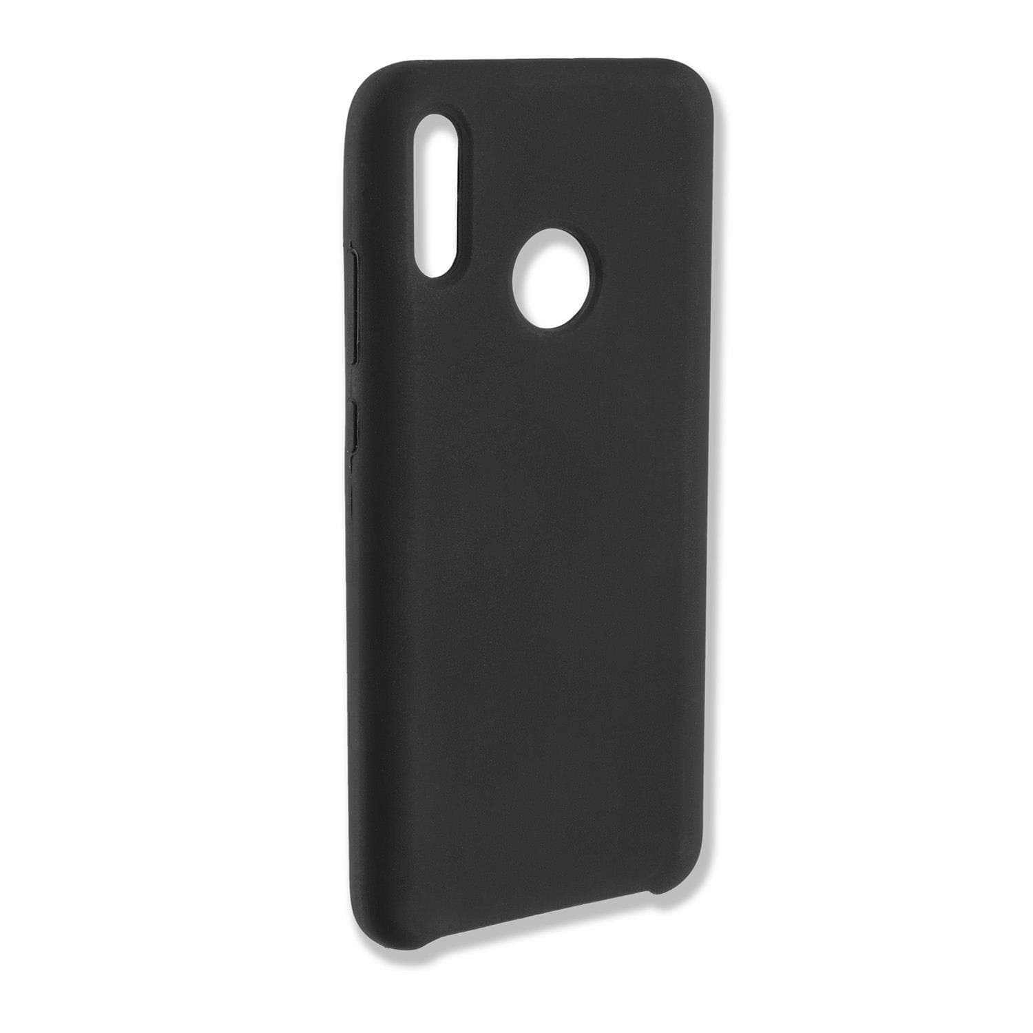 Тънък силиконов (TPU) калъф за Huawei P Smart (2019) - 4smarts Cupertino Silicone Case (черен)