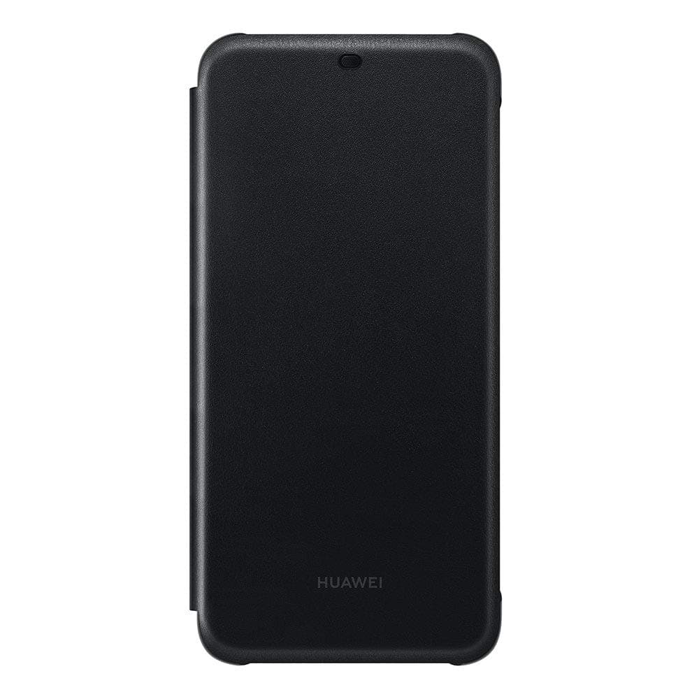Оригинален кожен калъф за Huawei Mate 20 Lite - Huawei View Flip Cover (черен)