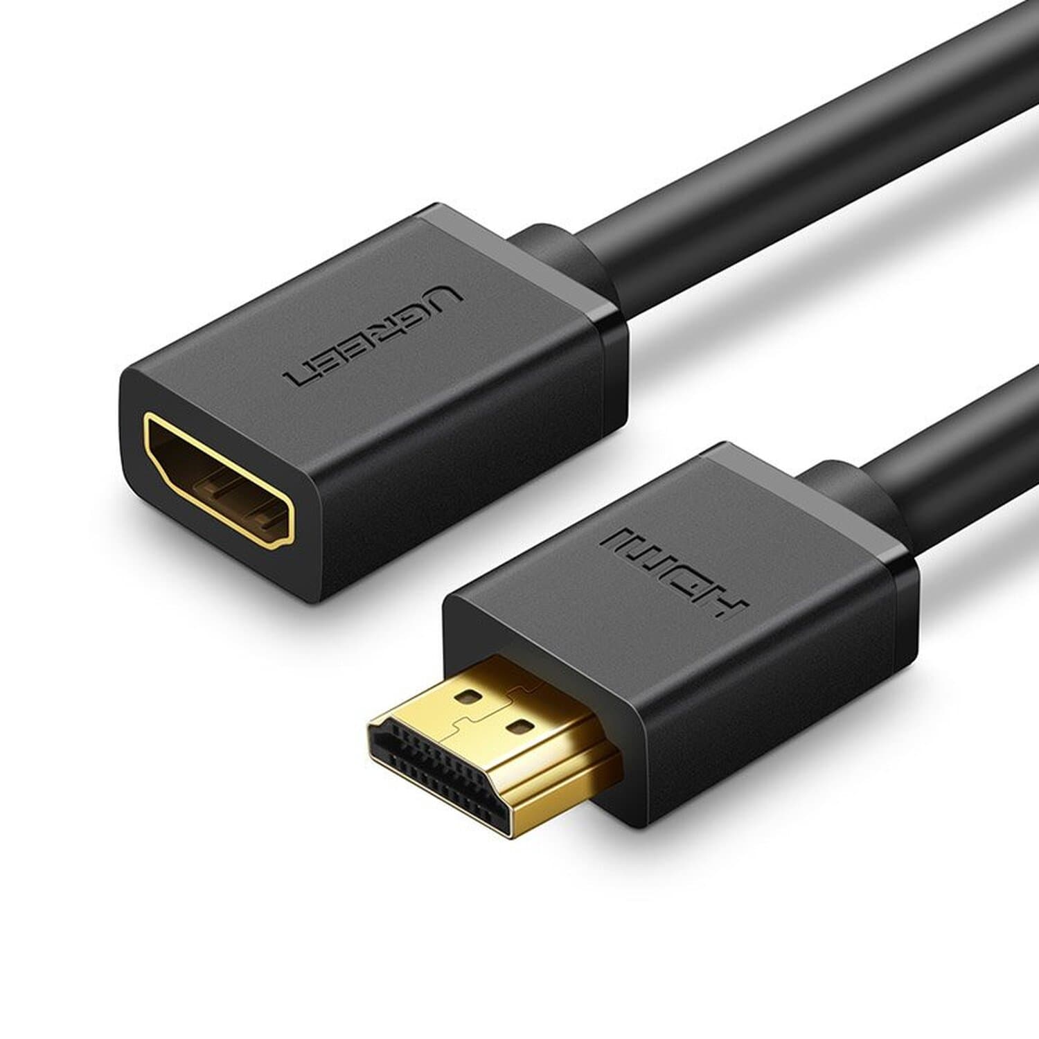 Удължителен HDMI кабел (100 см) - Ugreen 4K HDMI Female to HDMI Male Extension Cable (черен)