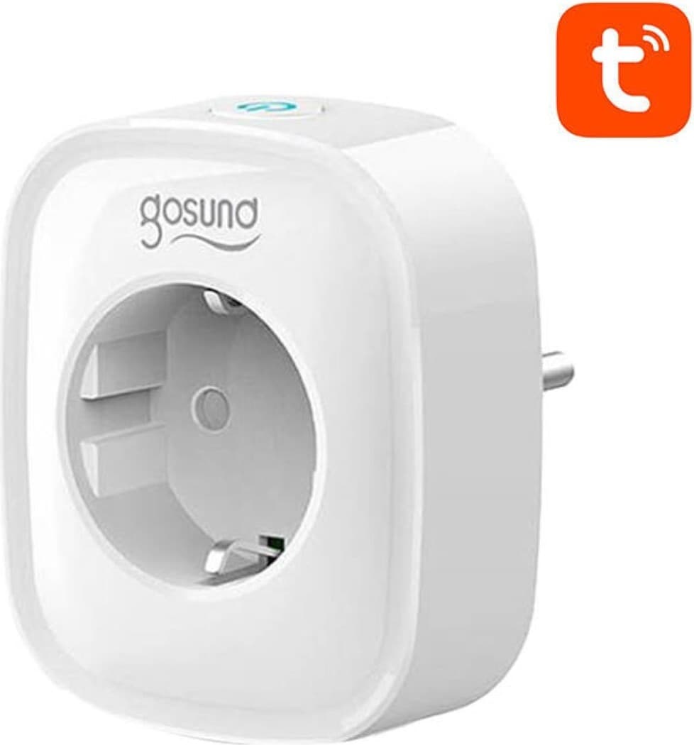 Умен Wi-Fi безжичен контакт - Gosund SP1 Smart Home Plug Socket EU 16A (бял)