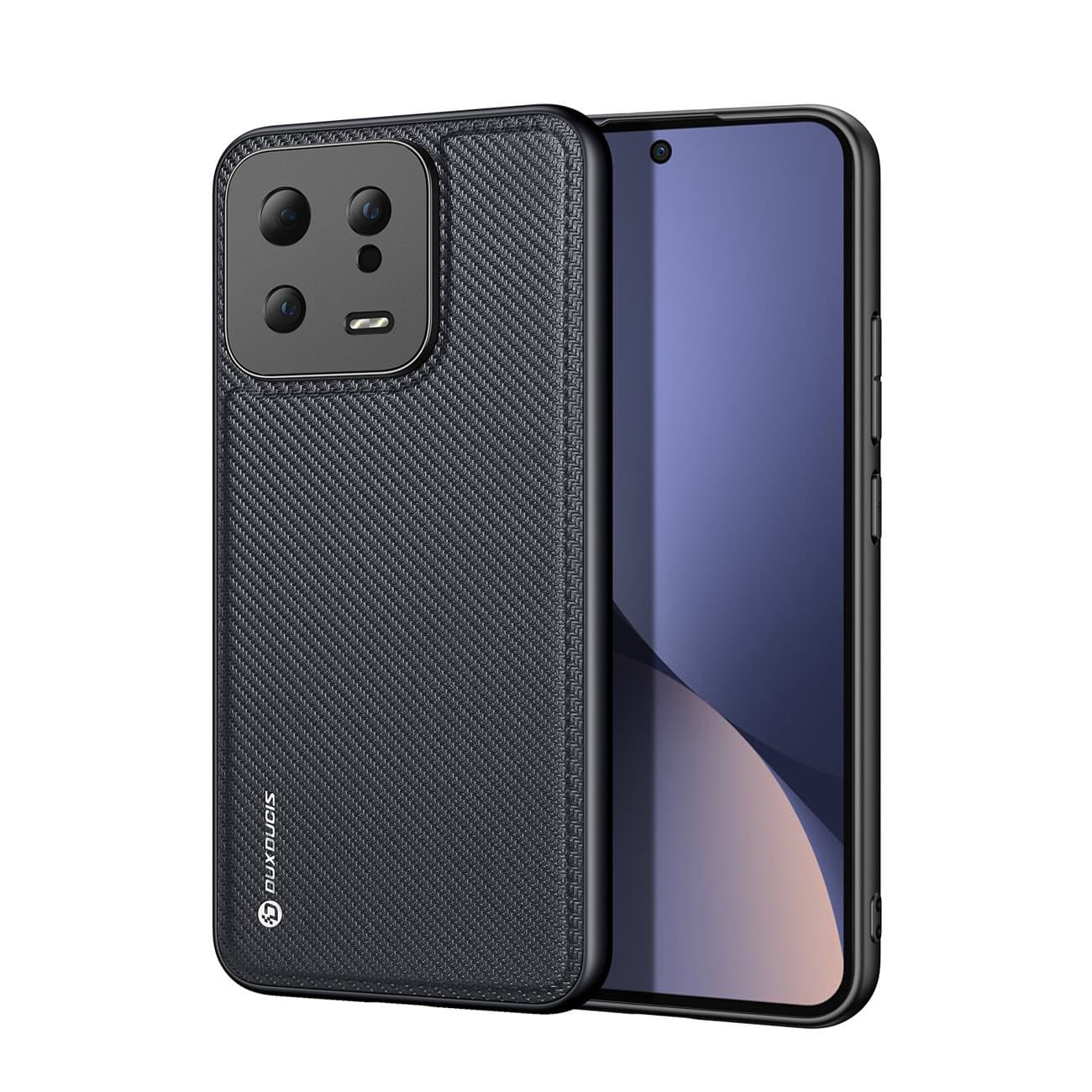 Хибриден удароустойчив кейс за Xiaomi 13 - Dux Ducis Fino Series Case (черен)