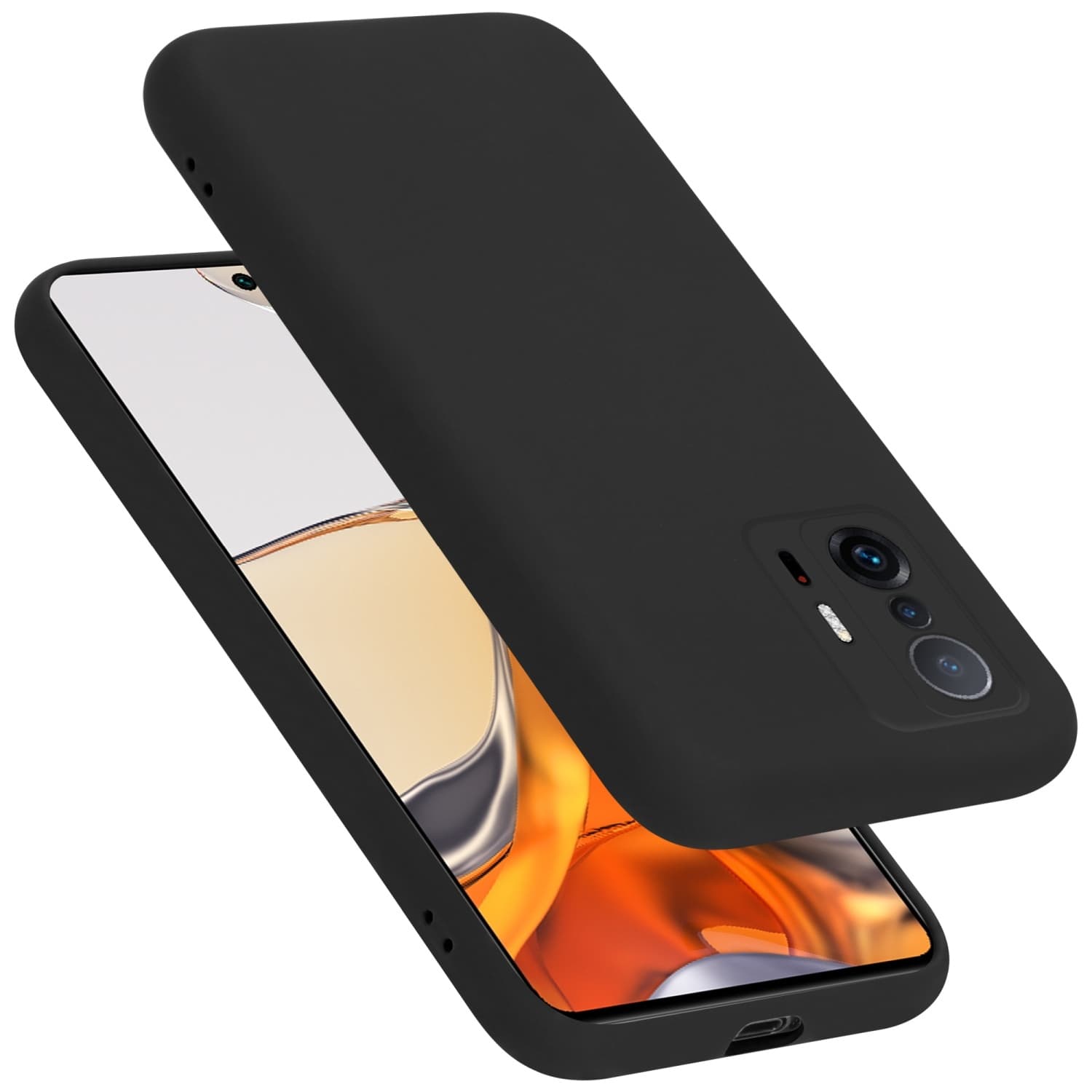 Силиконов (TPU) калъф за Xiaomi Mi 11T Pro, Xiaomi Mi 11T - Soft Silicone TPU Protective Case (черен)