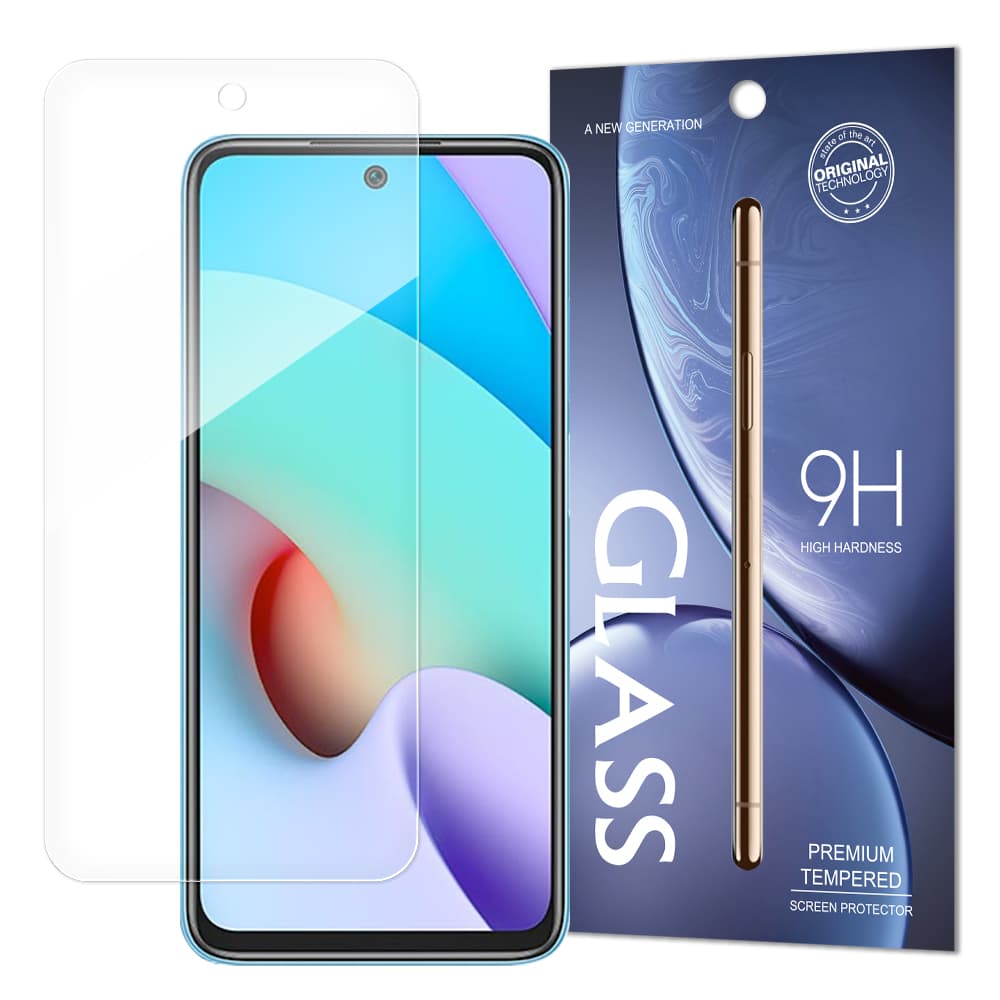 Калено стъклено защитно покритие за дисплея на Xiaomi Redmi 10 - Premium Tempered Glass Protector 9H (прозрачен)