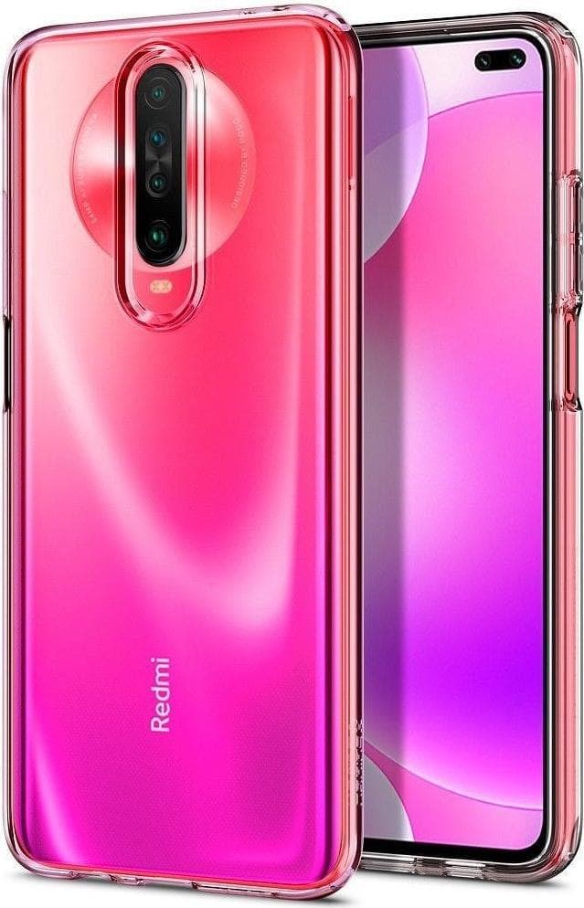 Тънък качествен силиконов (TPU) калъф за Xiaomi Pocophone X2, Xiaomi Redmi K30 (прозрачен) - Spigen Liquid Crystal