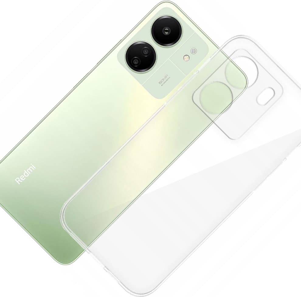 Силиконов (TPU) калъф за Xiaomi Redmi 13C, Xiaomi Poco C65 - Tech-Protect FlexAir Plus Case (прозрачен)