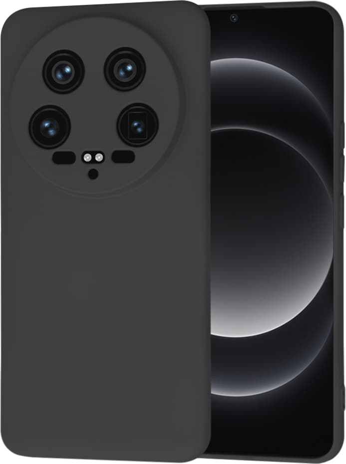 Силиконов (TPU) калъф за Xiaomi 14 Ultra - Techsuit SoftFlex Silicone Case (черен)