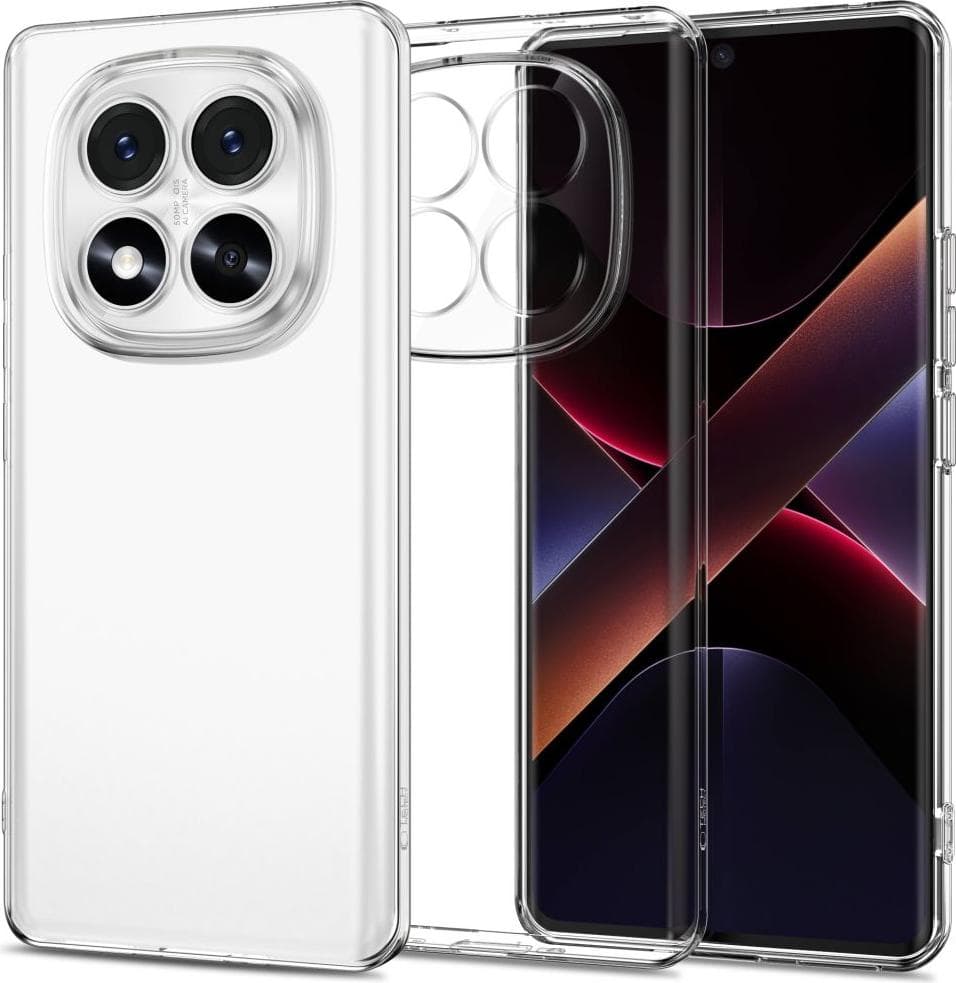 Силиконов (TPU) калъф за Xiaomi Redmi Note 14 Pro 5G, Poco X7 5G - Tech-Protect FlexAir Plus Case (прозрачен)