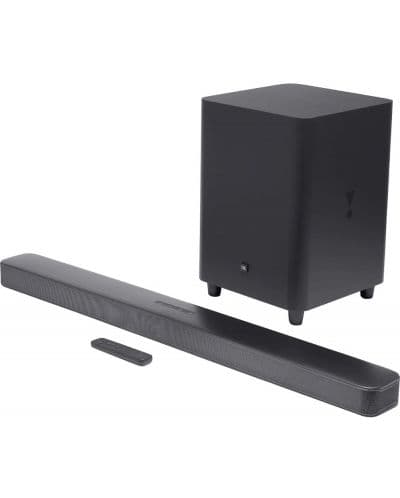 Безжичен саундбар със субуфер - JBL Bar 5.1 Surround Soundbar (черен)