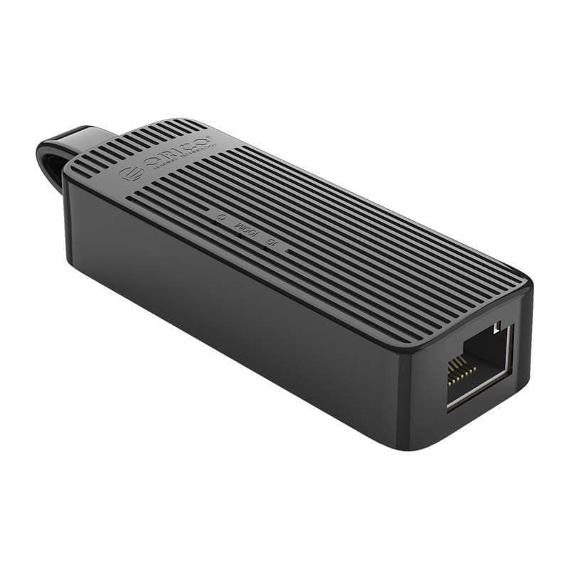 Адаптер от USB-A към Ethernet за компютри с USB-A порт - Orico USB to RJ45 Network Adapter (черен)