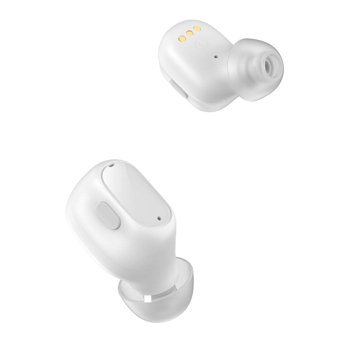 Слушалки Baseus Encok WM01, безжични, Bluetooth, микрофон, до 6 часа време на работа, бели