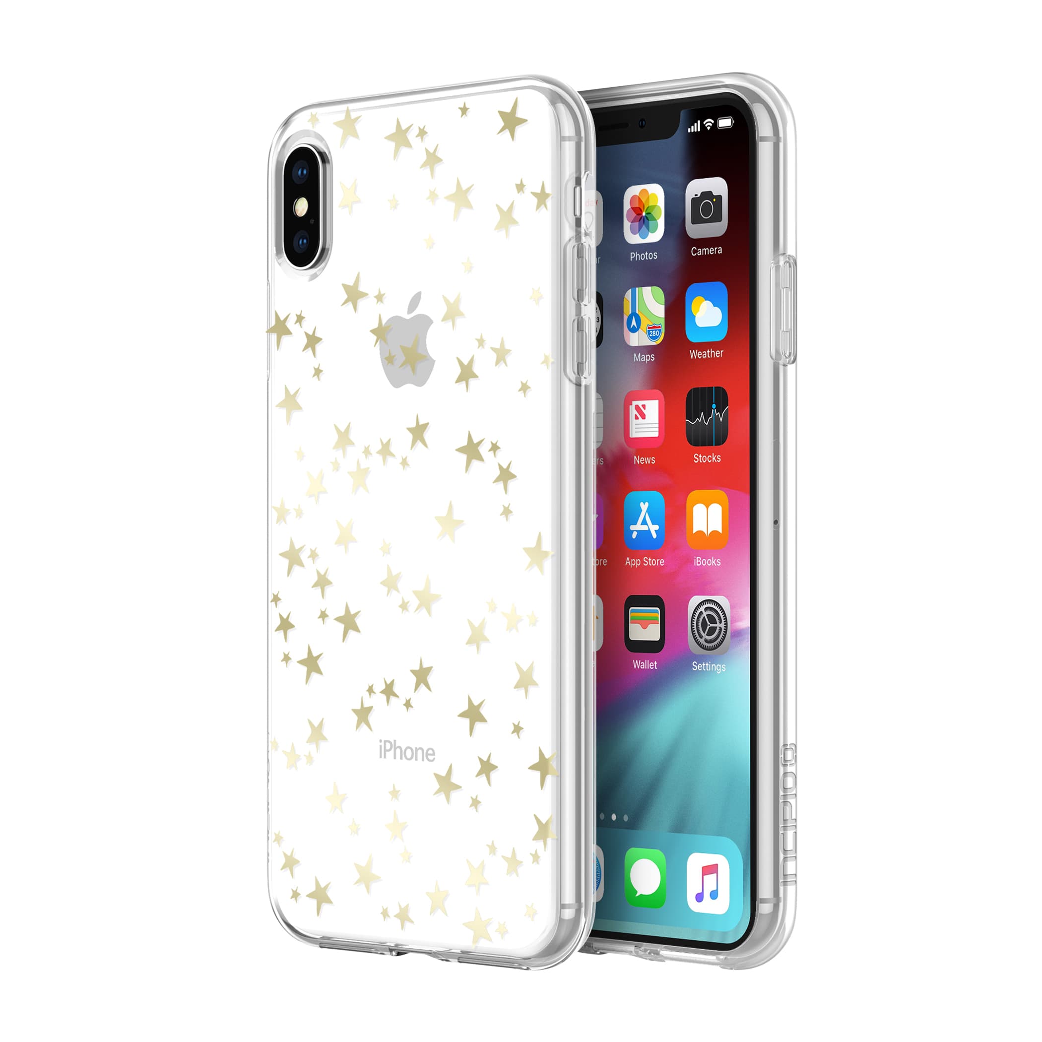 Дизайнерски поликарбонатов кейс за iPhone XS Max - Incipio Classic Case Design Series (прозрачен)