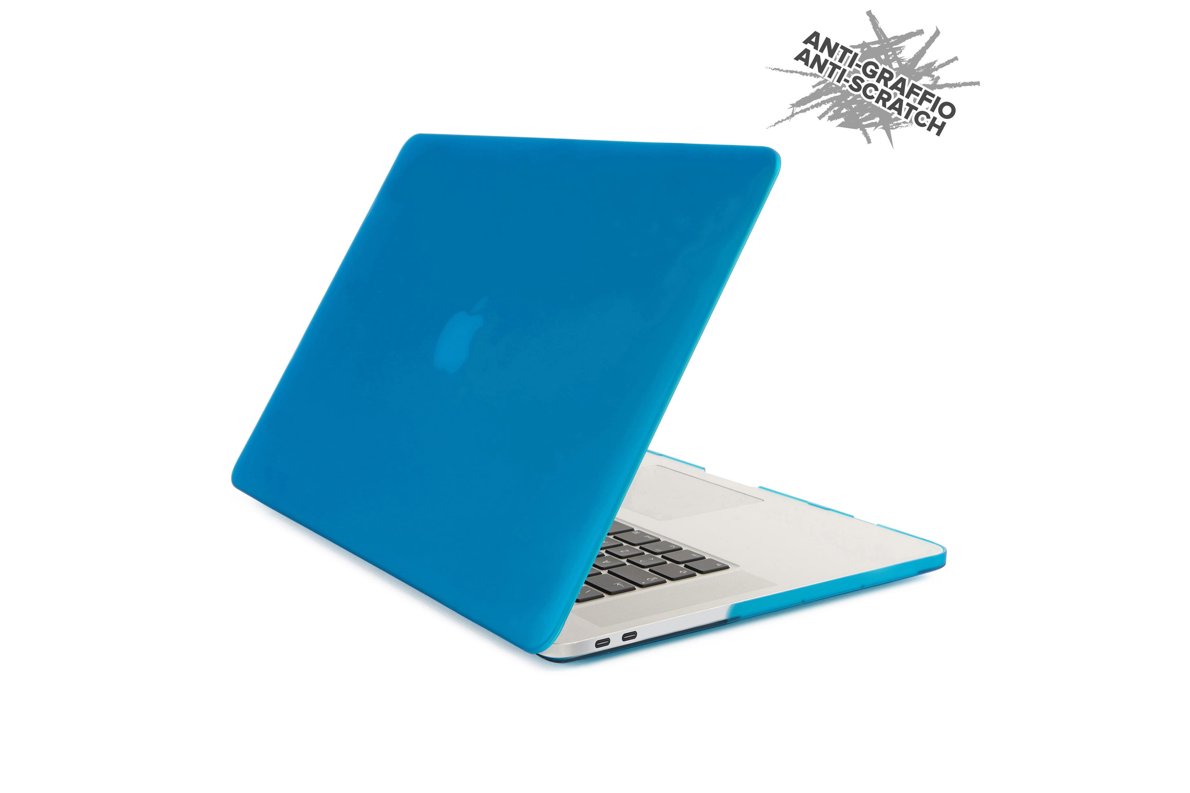 Матиран предпазен кейс за MacBook Pro 15 Touch Bar (модели от 2016 до 2020 година) - Tucano Nido Hard Shell Case (син)