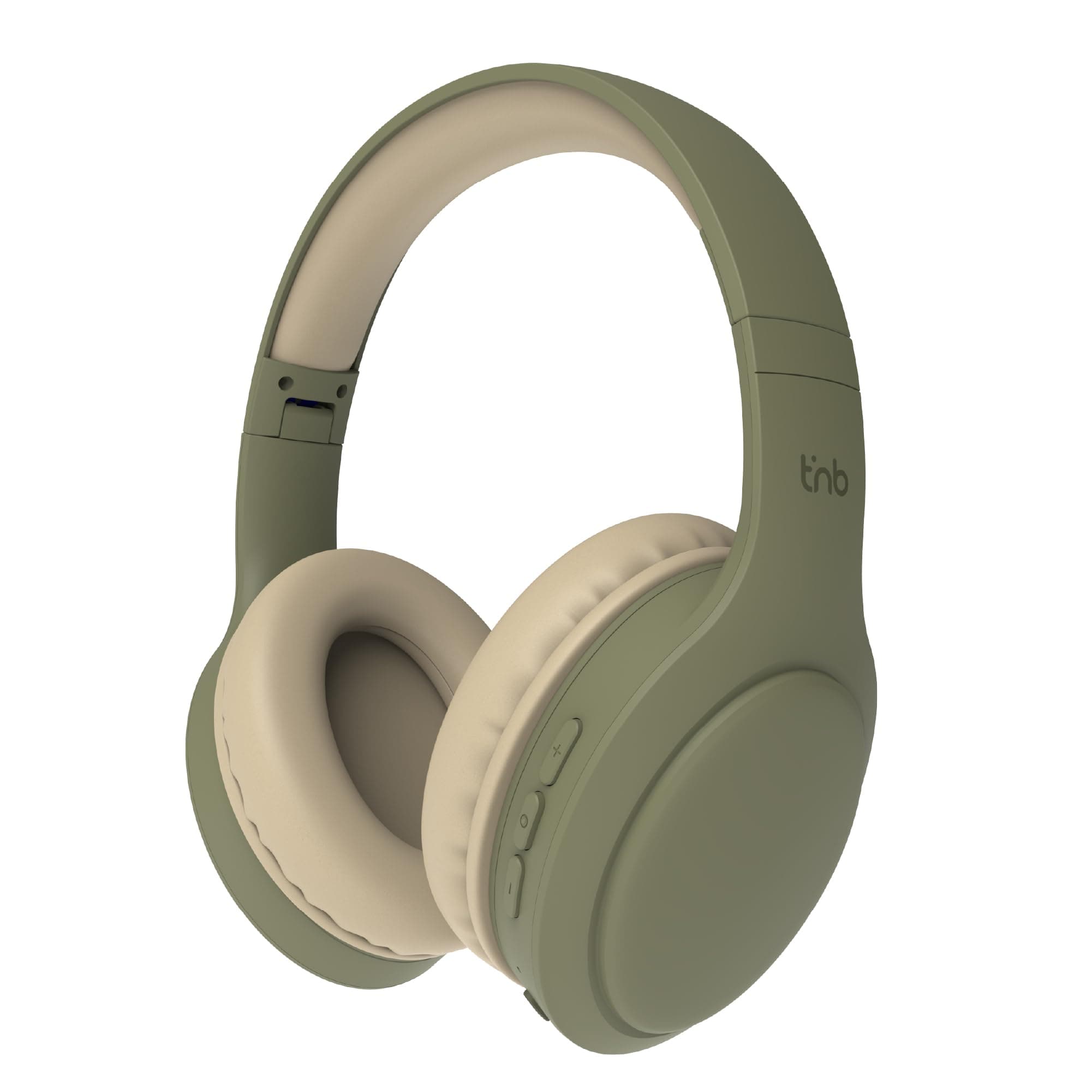 Слушалки TNB Tonality, жични/безжични, микрофон, Bluetooth, 3.5mm жак, USB, време на работа до 30 часа, зелени