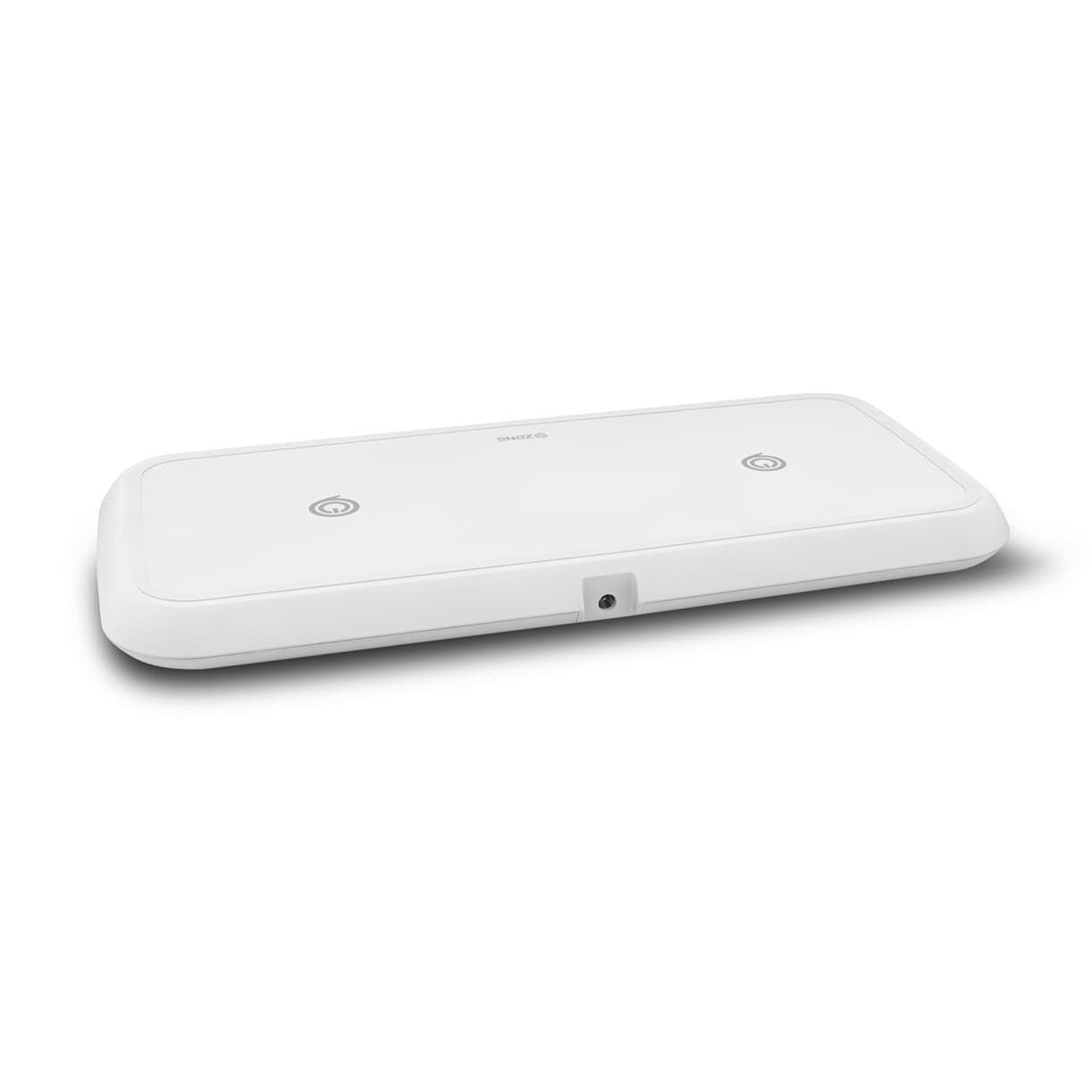 Двойна станция за безжично зареждане на Qi съвместими устройства - Zens Dual Wireless Charger Stand 10W with Power Supply ZEDC02W (бял)