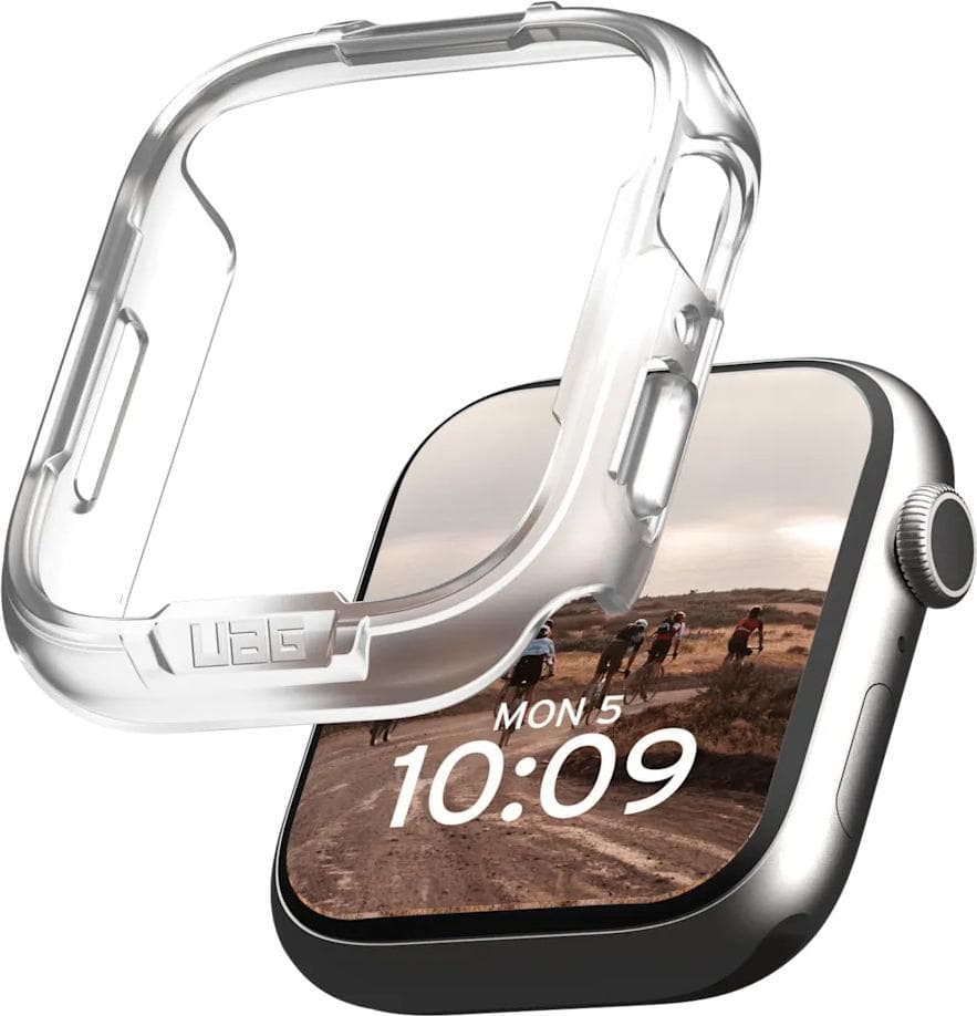 Удароустойчив поликарбонатов кейс за Apple Watch 45 мм - Urban Armor Gear Scout Case (прозрачен)