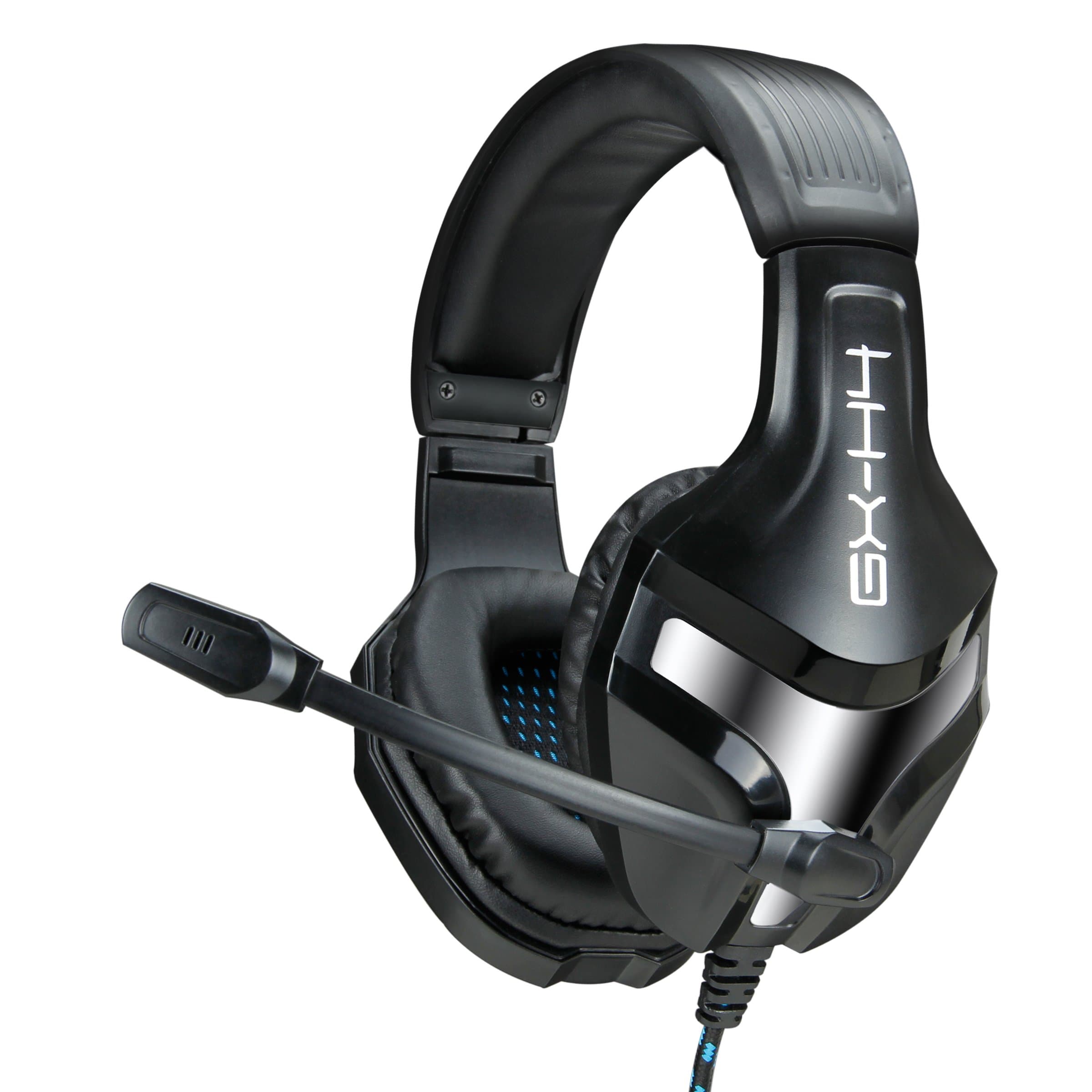 Гейминг слушалки с микрофон за PC и лаптопи - Enhance GX-H4 Gaming Headset with Microphone (черен-син)
