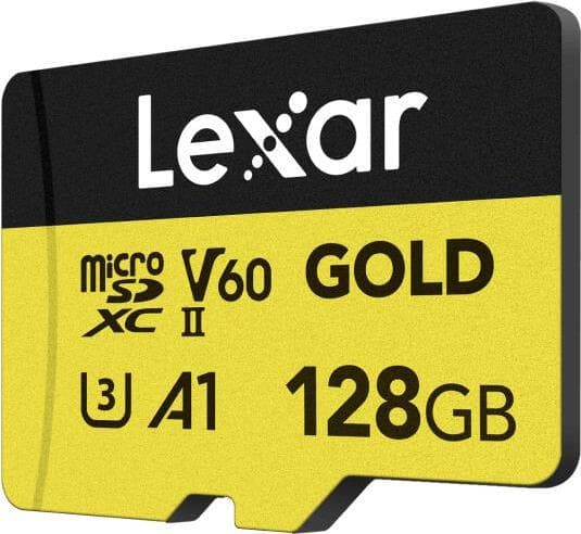 КАРТА ПАМЕТ ЗАЛАТНО micro SDXC 128GB 280/100MB/s UHS-II,A1,V60,U3 LEXAR